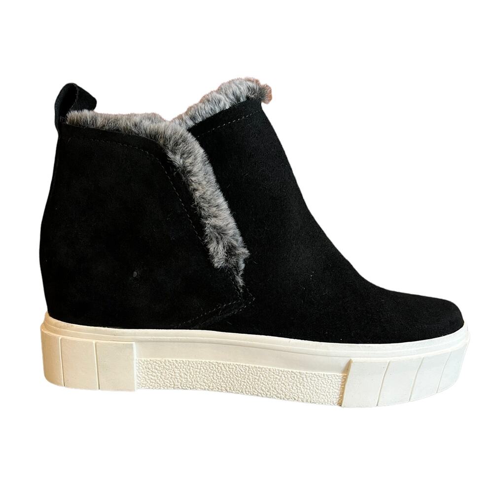 Dolce Vita Suede platform High Top sneakers Black 8